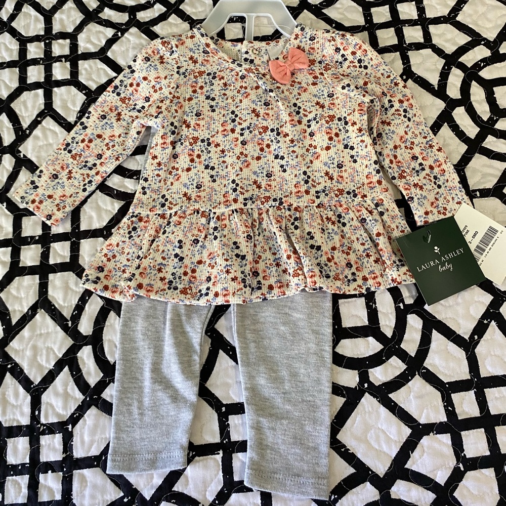 NWT Laura Ashley Baby Matching Set